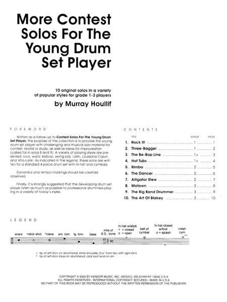 Contest Solos For The Young Drum Set Player